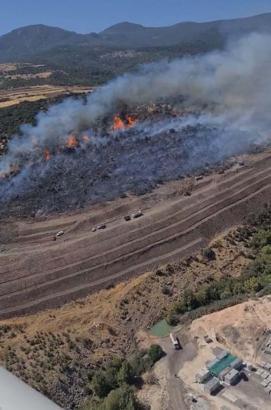 Manisa'daki orman yangını 3'üncü gününde; bir yangın daha (3)
