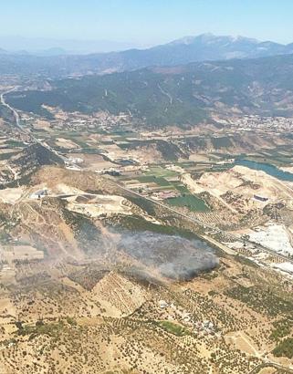 Muğla'da makilik yangını(2)