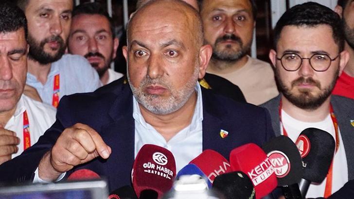 Kayserispor Başkanı Ali Çamlı: Genel kurul kararı alıyorum