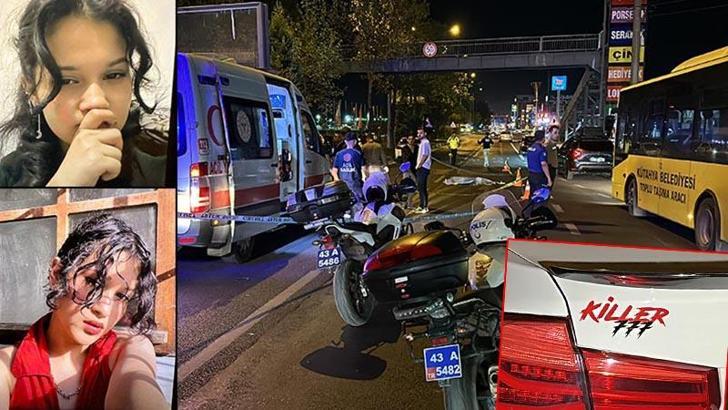 Arkasında 'Killer' yazan otomobilin çarptığı 2 kız kardeş öldü