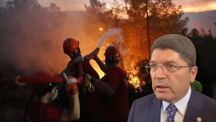 Bakan Tunç: Orman yangınları hakkında 22 şüpheli gözaltına alındı