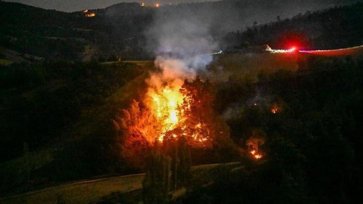 Uşak'taki orman yangını 44 saat sonra kontrol altına alındı