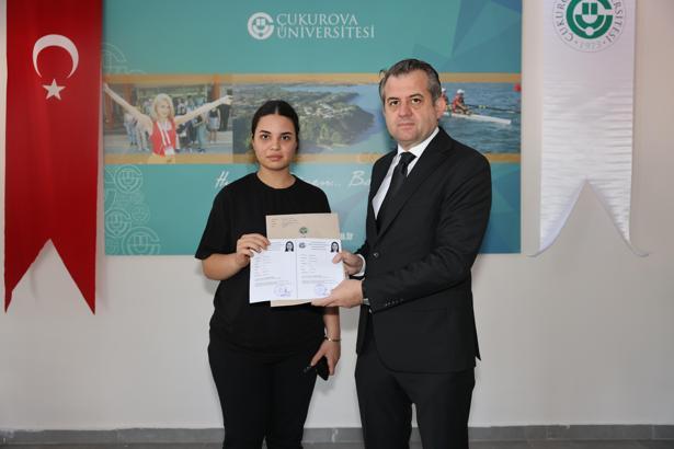 Çukurova Üniversitesi'nde ilk kaydı Rektör Prof. Dr. Beriş yaptı