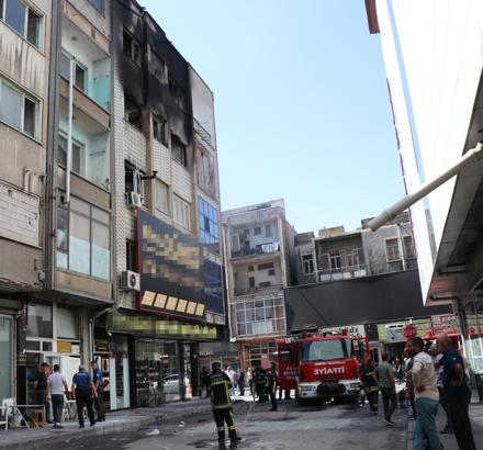 Kayseri'de mum döküm atölyesinde yangın