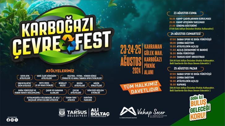 Tarsus Karboğazı Çevre Festivali’ne ev sahipliği yapacak