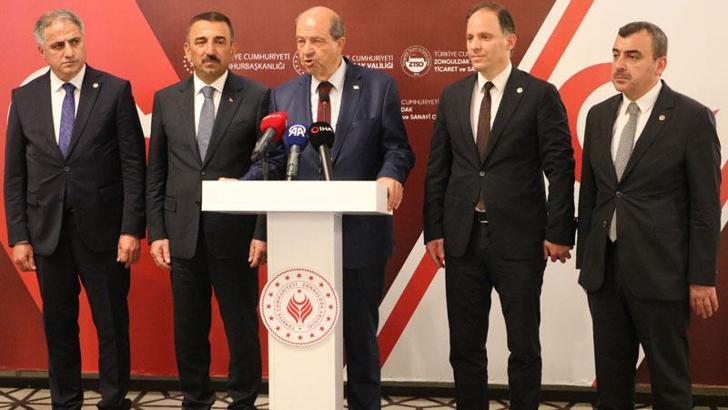 KKTC Cumhurbaşkanı Tatar; Barış Harekatı'na katılan gazilerle kucaklaştım