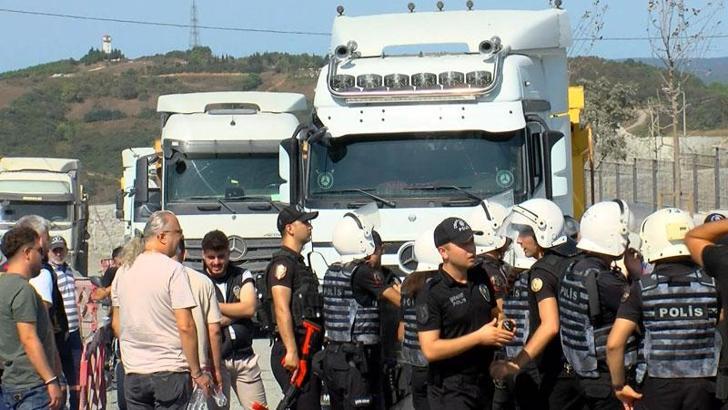 Sultangazi'de taş ocakları protestosunda gerginlik