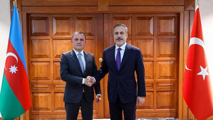 Bakan Fidan, Azerbaycanlı mevkidaşı Bayramov ile görüştü