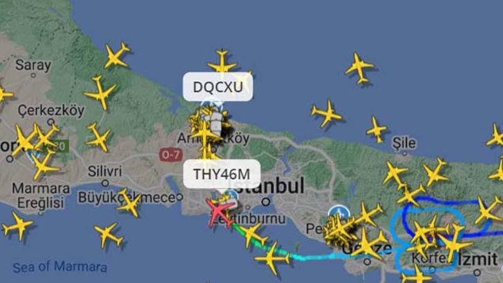 Uçaklar CB bulutları nedeniyle havada tur atıyor