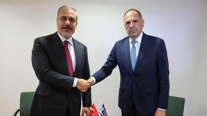 Bakan Fidan, Yunan mevkidaşı Gerapetritis ile görüştü