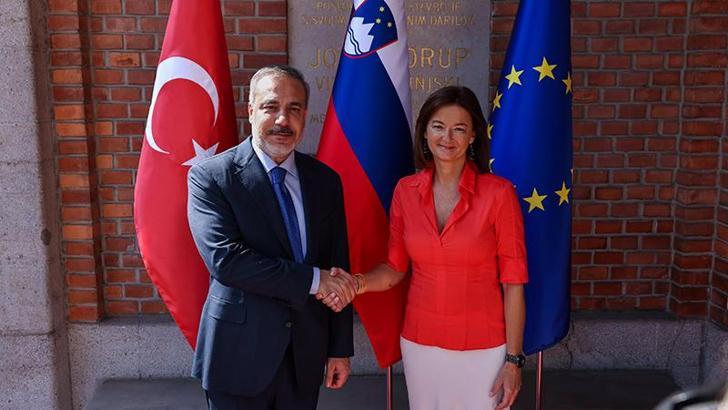Dışişleri Bakanı Hakan Fidan'ın Slovenya temasları