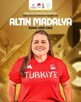 Milli para okçu Öznur Cüre Girdi, Paris 2024'te altın madalya kazandı