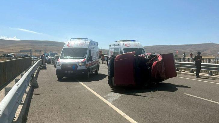 Sivas’ta zincirleme kaza: 9 yaralı