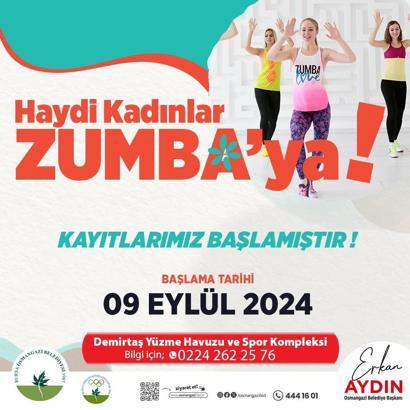 Osmangazi'de kadınlar için zumba dersleri başlıyor