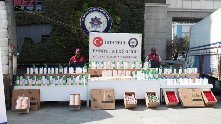 İstanbul- İstanbul'da sahte kozmetik ürünü ve temizlik malzemesi operasyonu