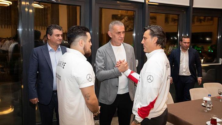 TFF Başkanı Hacıosmanoğlu, A Milli Futbol Takımı ile yemekte buluştu