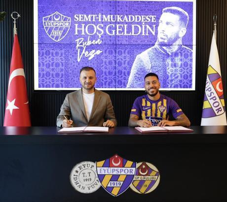 Eyüpspor, Ruben Vezo’yu kiralık olarak kadrosuna kattı