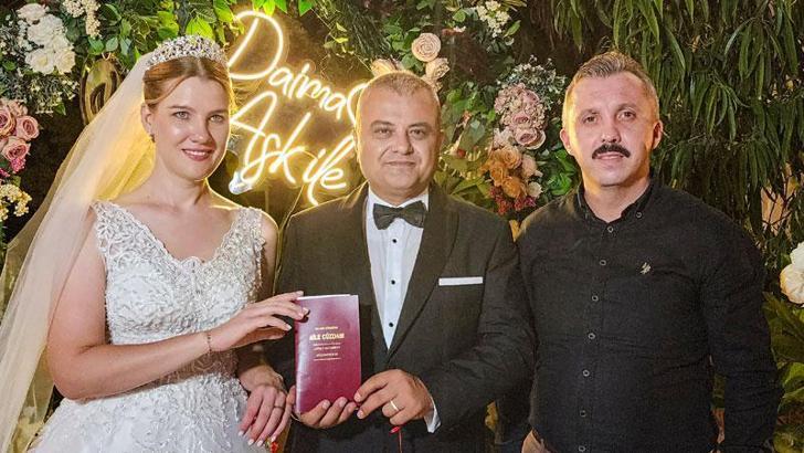 DHA muhabiri Levent Yenigün'ün mutlu günü