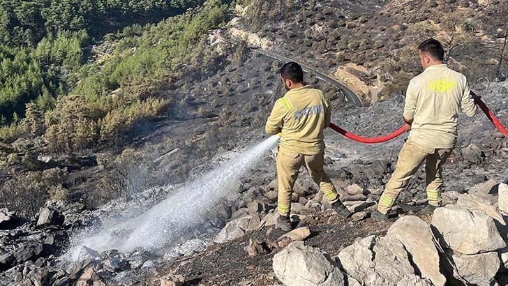 Muğla’daki orman yangını kısmen kontrol altında