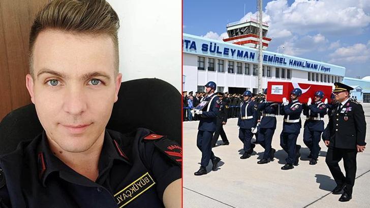 Şehit Büyükçaylı’nın cenazesi, memleketi Isparta'ya getirildi