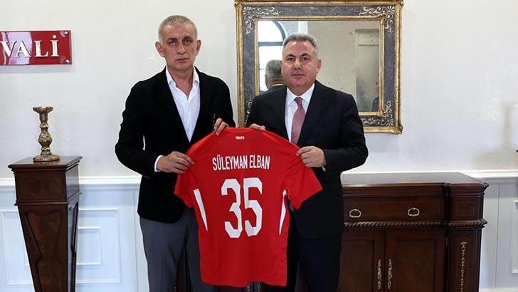 TFF Başkanı Hacıosmanoğlu'ndan İzmir Valisi Elban'a ziyaret