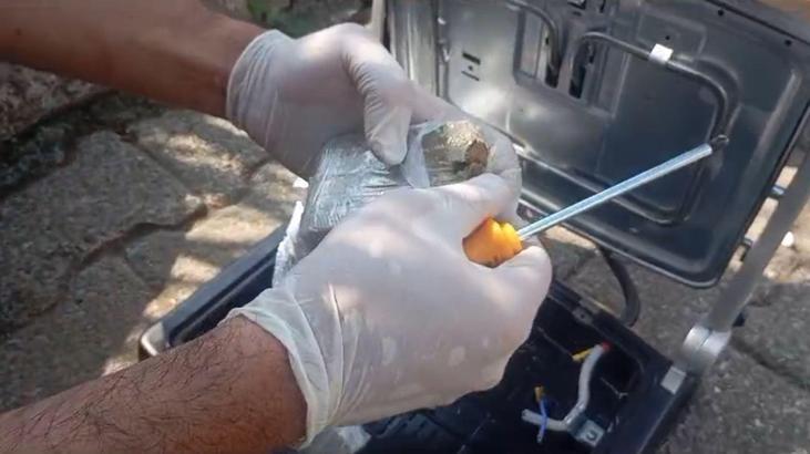 Tost makinesinden uyuşturucu çıktı