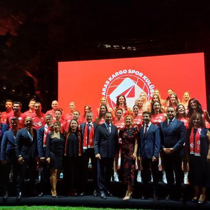 Aras Kargo Spor Kulübü'nün Sultanlar Ligi lansmanı yapıldı