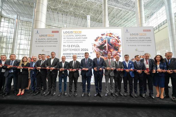 3'üncü Logistech-Lojistik, Depolama ve Teknolojileri Fuarı, kapılarını açtı