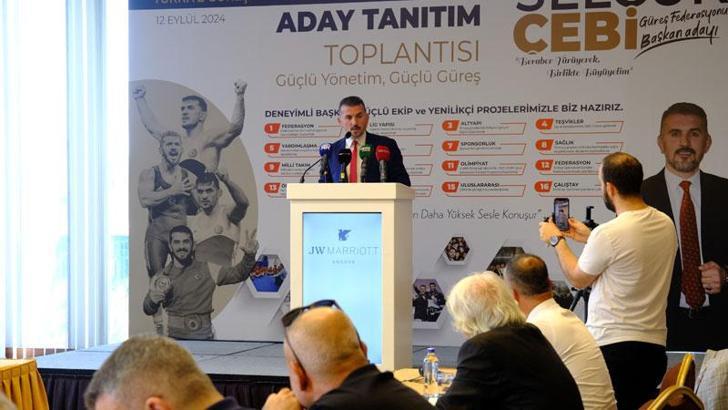 Dünya şampiyonu Selçuk Çebi: Türkiye Güreş Federasyonu başkan adaylığımı ilan ediyorum