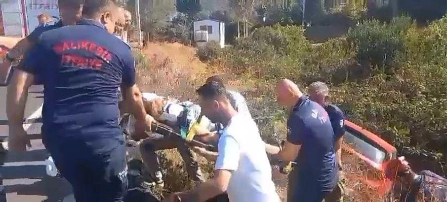 Bandırma'da trafik kazası: 1 kişi yaralı