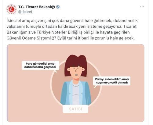 İkinci el araç satışında 'Güvenli Ödeme Sistemi' zorunlu hale gelecek