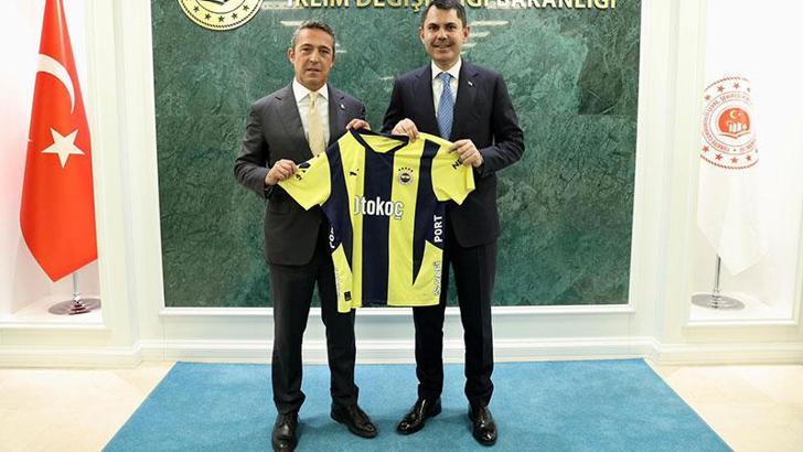 Bakan Kurum, Fenerbahçe Başkanı Ali Koç ve yönetim kurulu üyelerini kabul etti