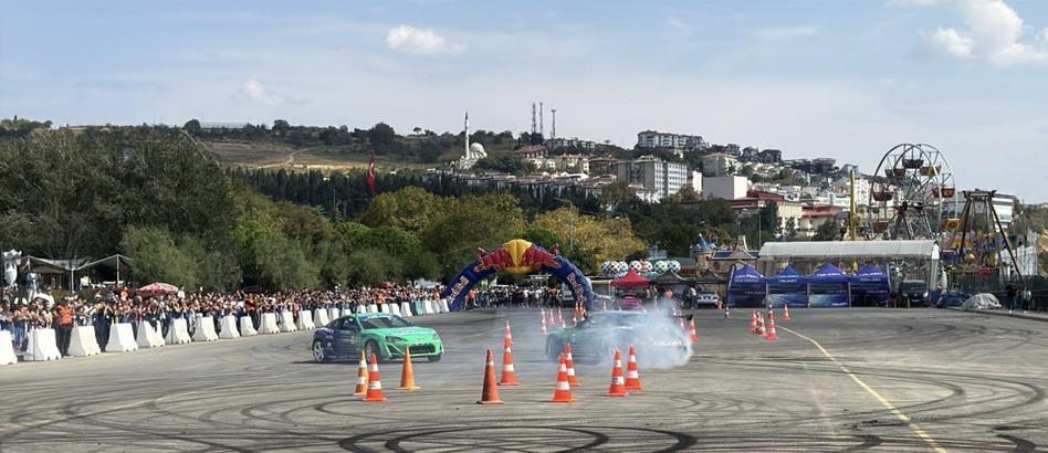 Tekirdağ Fest etkinliğinde drift gösterisi
