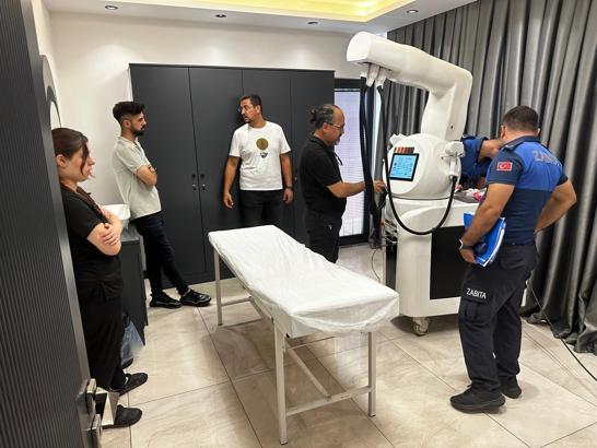 Mersin’de güzellik merkezlerine zabıta denetimi