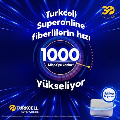 Turkcell Superonline’lılar için internet hız artışı eylül boyunca devam edecek