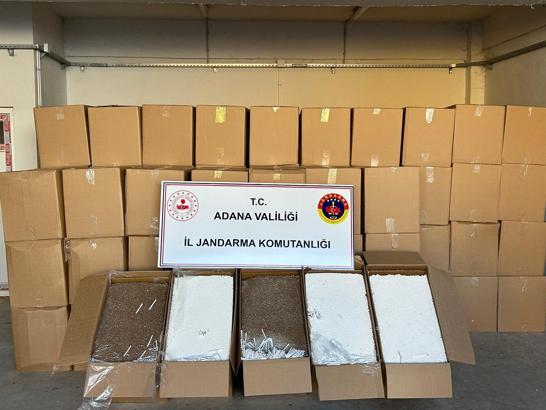 Adana'da 5 milyon bandrolsüz makaron ele geçirildi
