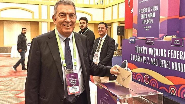 Okçuluk Federasyonu’nda Abdullah Topaloğlu yeniden başkan seçildi