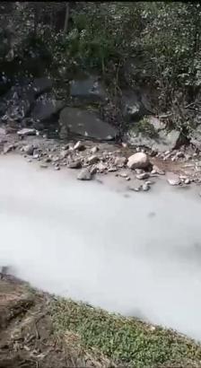 Rize'de dereye kireç döken kişiye 464 bin 585 lira ceza