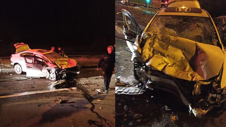 Kavşakta otomobil ile hafif ticari araç çarpıştı; 1 ölü, 1 yaralı