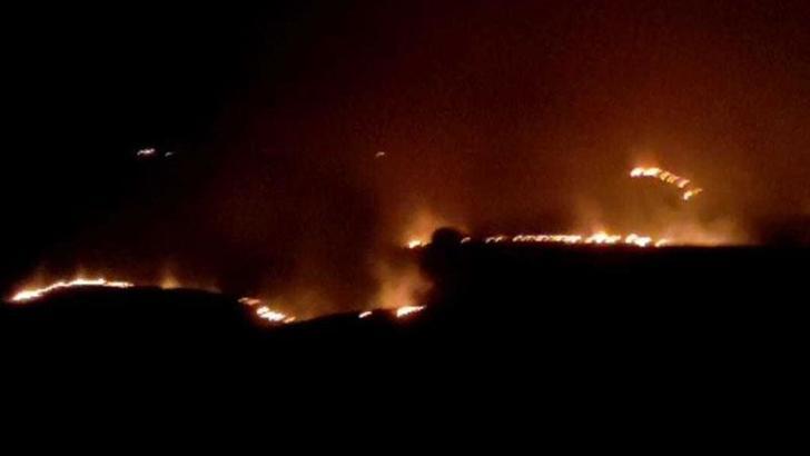 Batman'da 5 bin dönüm alanda etkili olan anız yangını 8 saatte söndürüldü