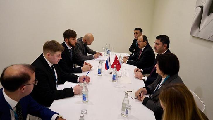 Bakan Kurum, Rusya İklim Değişikliği Özel Temsilcisi Edelgeriyev ile görüştü