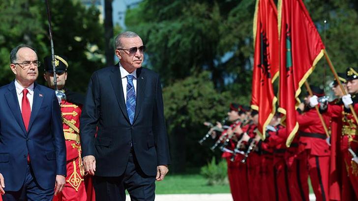 Cumhurbaşkanı Erdoğan, Arnavutluk Cumhurbaşkanı Begaj ile görüştü