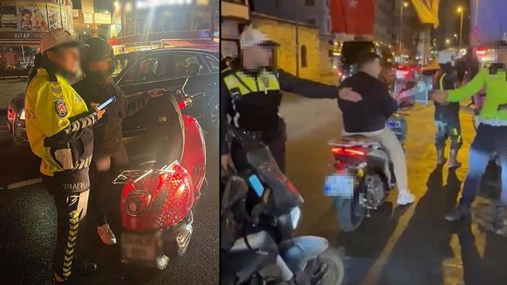 İstanbul'da motosiklet sürücülerine denetim: 581 bin lira para cezası kesildi