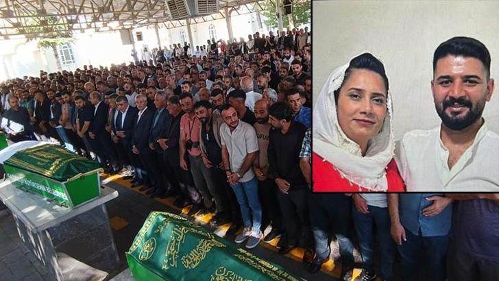 İntihar eden baba ile öldürdüğü 4 çocuğu ve eşi toprağa verildi