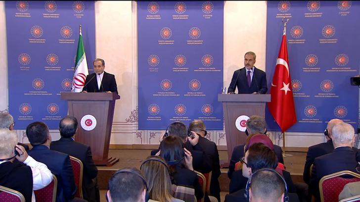 Dışişleri Bakanı Fidan, İranlı mevkidaşı Abbas Erakçı ile görüştü