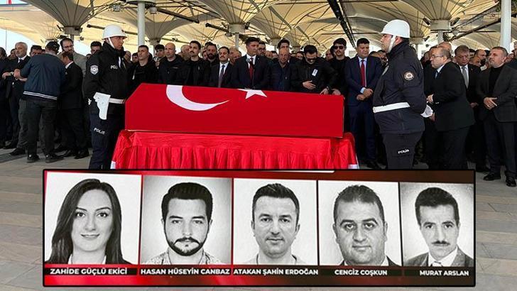 TUSAŞ şehitleri son yolculuklarına uğurlandı