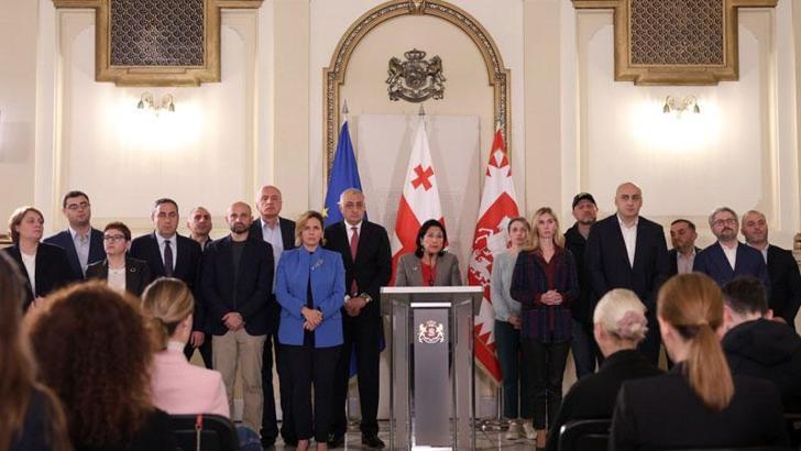 Gürcistan Cumhurbaşkanı Zurabişvili, parlamento seçimini tanımayacaklarını söyledi