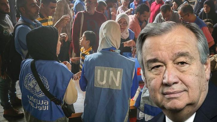 Guterres'ten İsrail'in UNRWA'nın faaliyetlerini yasaklamasına tepki