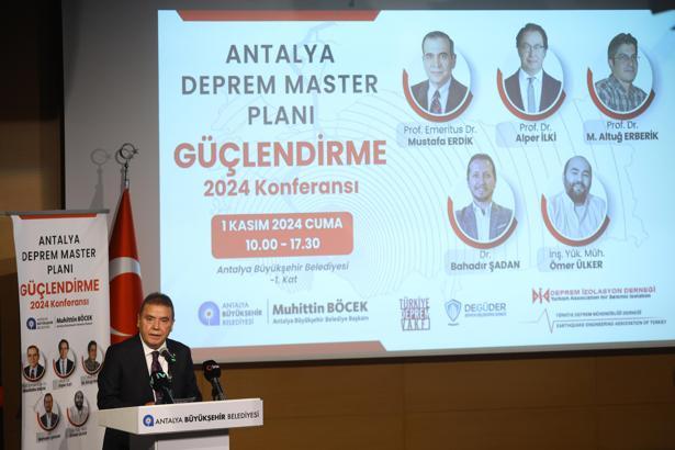 Başkan Böcek: 'Antalya'yı depreme dirençli kent haline getireceğiz'