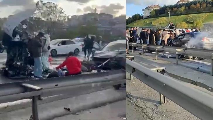 Sarıyer'de takla atan otomobil karşı şeride geçti: 2 ölü, 4 yaralı - Son  Dakika Gündem Haberleri